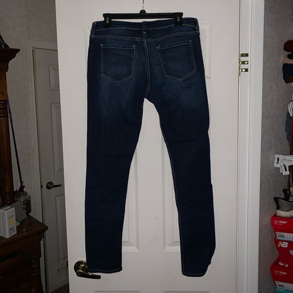 Arizona Super Skinny Jeans - Dark Wash - Average - Picture 4 of 8